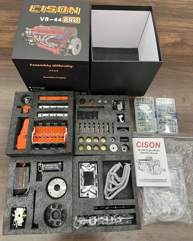 🎉Last Day Promotion 50% OFF + FREESHIPPING🔥 - Gasoline OHV V8 Small-block Engine Model Kits